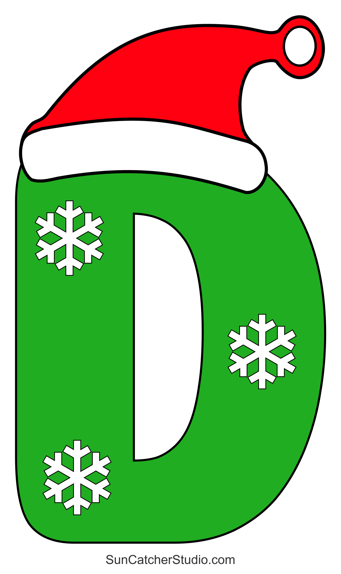 christmas font (printable alphabet letters & clipart) – free